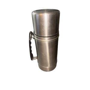 Vintage Thermos (no brand) Stainless Steel Vacuum Sealed Bottle 1 Liter Taiwan